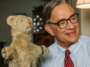 Tom Hanks stars as Mister Rogers in TriStar Pictures' A Beautiful Day in the Neighborhood.