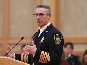 Saskatoon Fire Chief Morgan Hackl