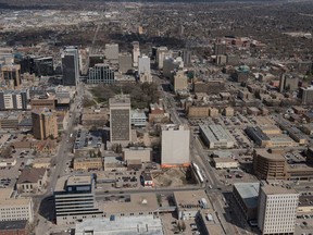 An aerial view of Regina from May 2019.