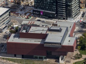 The Remai Modern Art Gallery of Saskatchewan is seen in this aerial photo of Saskatoon, SK on Friday, September 13, 2019.