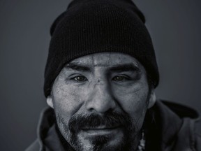 A portrait of Mike, taken by Regina photographer Scott Aspinall. The portrait is being featured as part of the YQR Stories gallery in the Woods Art Space at The Junction. (Photo courtesy of Scott Aspinall)