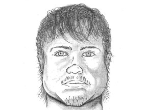 Composite sketch of Reily Masuskapoe that helped lead to his arrest in 2019. (Saskatoon Police Service)