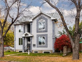 This five-bedroom former bed and breakfast property was constructed in 2007 on an infill lot at 111 Ash Street East in the Exhibition neighbourhood.