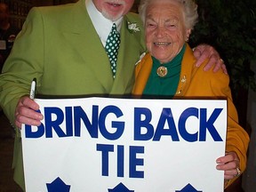 Don Cherry and former Mississauga Mayor Hazel McCallion in 2001