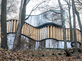 The curvey and unique 194 Roxborough Drive in Toronto. also known as Integral House, has been on the market for more than six months.