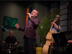 George Evans performs jazz songs at Q Nightclub. BRANDON HARDER/ Regina Leader-Post