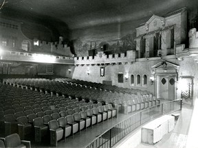 The interior of Saskatoon's downtown Capitol Theatre is shown in this Nov. 18, 1977 photo. The theatre was demolished in December of 1979. (The StarPhoenix)