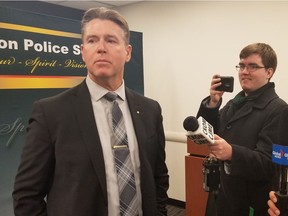Saskatoon police reported the arrest of a 16-year-old boy Wednesday in relation to threats made online against a city high school.