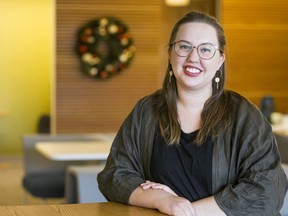 Cara Taylor is a mental health educator, offering workshops on mental health topics like mental health first aid, mental health in the workplace, body image, and more. Photo taken in Saskatoon, SK on Tuesday, December 3, 2019.