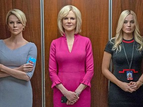 Charlize Theron, left, Nicole Kidman, centre, and Margot Robbie star in "Bombshell." (Pictorial Press Ltd/Alamy Stock Photo)