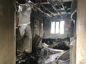 A fire that broke out on Dec. 15, 2019 left a home at 519 Bayfield Crescent with an estimated $550,000 in damage. (Saskatoon Fire Department photo)