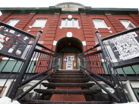 The Farnam Block, seen before its demolition in March 2015.