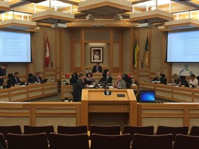 Saskatoon city council meets in council chambers at city hall. (Phil Tank/The StarPhoenix)