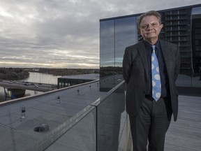 Gregory Burke, Remai Modern executive director and CEO, stands for a photograph on the rooftop patio at the Remai Modern in Saskatoon, SK on Tuesday, October 16, 2018.