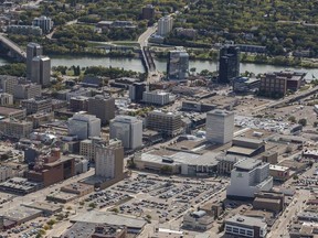 Aerial view of Saskatoon, SK on Friday, September 13, 2019. (Saskatoon StarPhoenix/Liam Richards)