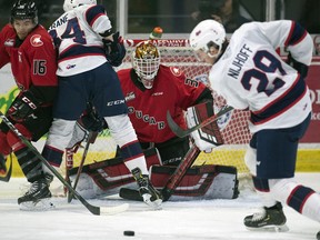 Logan Nijhoff, 29, scored two goals for the Regina Pats on Wednesday when they defeated the visiting Prince George Cougars 5-4 in a shootout.