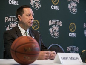 Barry Rawlyk was introduced on Jan. 9, 2020 as the Saskatchewan Rattlers general manager