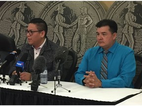 Carry the Kettle Nakoda Nation Chief Brady Owatch joined FSIN Chief Bobby Cameron in renewing calls for funding from the federal government to support First Nations as they take over jurisdiction of child welfare.