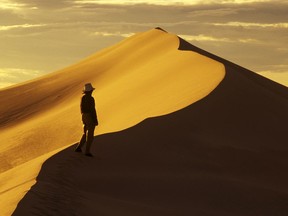 A photo captured by Robin and Arlene Karpan in Saskatchewan's Athabasca Sand Dunes was selected to be included on a Canada Post stamp as part of a series of nine must-see Canadian sites.