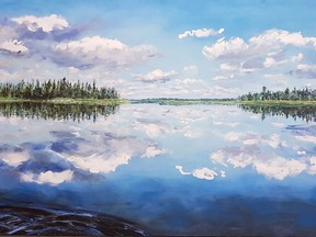 Mirror Lake 18 by Rebecca Perehudoff is on display at The Gallery/Art Placement Inc. (Supplied photo)