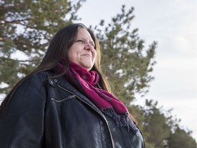 University of Saskatchewan researcher Alex Wilson, who received a scholarship on the identity development of Two Spirit people that has helped contribute to building and sharing knowledge around Two Spirit people around the world, near the Education Building on the U of S campus in Saskatoon on Friday, Jan. 24, 2020.