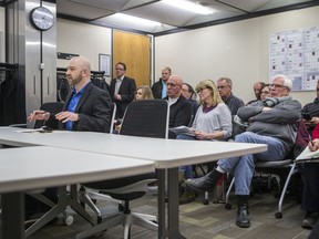 Jeff Jackson speaks to the municipal planning commission regarding short-term rental rules during a meeting at city hall in Saskatoon, SK on Tuesday, January 28, 2020.
