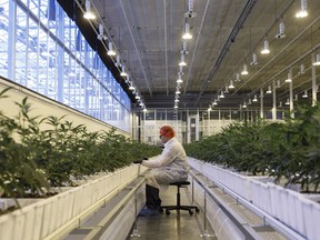 An Aurora Cannabis facility in Edmonton.