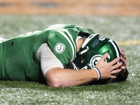 Roughriders quarterback Cody Fajardo still hasn't overcome the disappointment of Saskatchewan's loss in the West Division final.