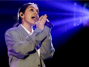 Alessia Cara performs onstage at her iHeartRadio Album Release Party at the iHeartRadio Theater on November 28, 2018 in Burbank, California