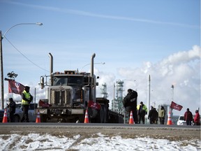 Empty flat deck semis were seen leaving the Co-op Refinery Complex (CRC) in Regina on Thursday, February 13, 2020. It is believed they brought housing that contractor personnel who will execute the Refinery's 2020 Turnaround that is set to begin in April.
