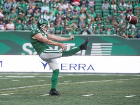 Jon Ryan averaged a franchise-record 48.8 yards per punt for the 2019 Roughriders.