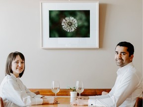 Chef Taszia (left) and Karan Thakur bought Calories in early 2019. Their vision is the same as the restaurant's founder Remi Cousyn: locally-sourced, delicious and nourishing organic food.