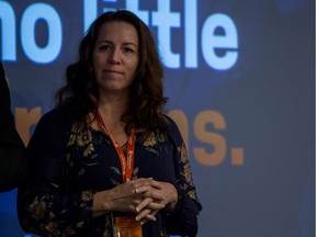 NDP MLA Danielle Chartier, during the 2018 Saskatchewan NDP Convention at TCU Place in Saskatoon, SK on Saturday, October 13, 2018.
