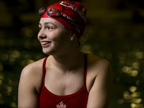 Shelby Newkirk, shown last spring, has qualified for the Tokyo Paralympics.