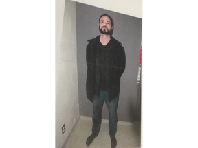 Blake Jeffrey Schreiner is photographed after his arrest on Jan. 29, 2019. Court exhibit photo.