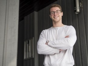 Mckinley Smith is one of a group of U of S College of Medicine students who have organized a PPE donation drive to get much-needed supplies into the hands of health professionals dealing with COVID-19 in Saskatchewan hospitals.  Photo taken in  Saskatoon, SK on Wednesday, March 25, 2020.