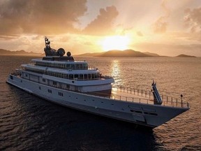 Billionare David Geffen posted about his isolation on Instagram, saying that he was staying in his yacht in the Grenadines.