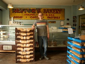Nestor's Bakery's Keith Jorgenson is offering $1 items to anyone who identifies as low income. Photo taken in Saskatoon, SK on Thursday, April 30, 2020.