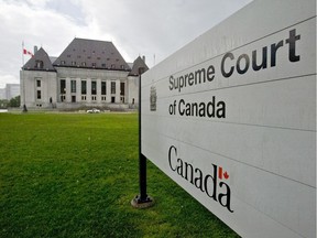 The Supreme Court of Canada is seen in Ottawa, Ontario.