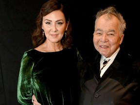 Fiona Whelan and John Prine attend the 62nd Annual GRAMMY Awards at Staples Center on Jan. 26, 2020 in Los Angeles, Calif. (Kevin Winter/Getty Images for The Recording Academy)