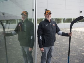 Saskatoon Contacts new coach Dale Lambert outside Merlis Belsher Place arena in Saskatoon on Saturday, May 23, 2020.