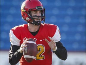 Adam Sinagra won a Vanier Cup and a Hec Crighton Trophy as the University of Calgary Dinos' starting quarterback, but was nonetheless bypassed in Thursday's CFL draft.