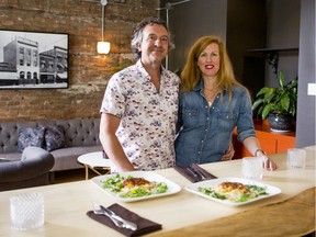 Jason Strohan and Cher Diller are owners of St. Tropez Bistro and Parlor. Photo taken in Saskatoon, SK on Monday, June 8, 2020.