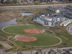 Saskatoon's ball diamonds are getting ready for a summer-time reopening.