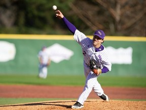 Muenster's Logan Hofmann is entering the condensed 2020 MLB Draft after a stellar shortened season with the NCAA's Northwestern State University in Louisiana. (PHOTO BY CHRIS REICH)