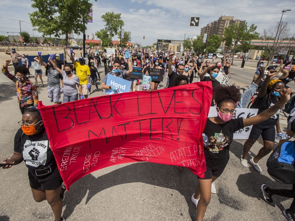'A new kind of future' BLM, defund police marches call for(03)