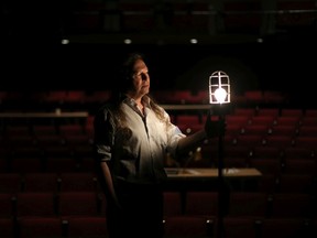 Del Surjik takes in the empty theatre space, which he's called home for the last 13 years, after announcing his resignation from his position as Artistic Director at Persephone Theatre.