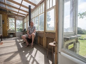 Adam Pollock, who is unhappy about noise, light and air pollution coming from the West Industrial area across the street from his home, at his home in Saskatoon, SK on June 13, 2020.
