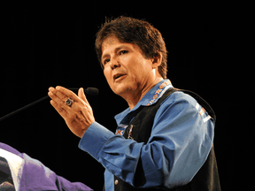 Chief Clarence Louie of the Osoyoos Indian Band, which has benefitted from a loan from the First Nations Finance Authority.Chief Clarence Louie of the Osoyoos Indian Band, which has benefitted from a loan from the First Nations Finance Authority.