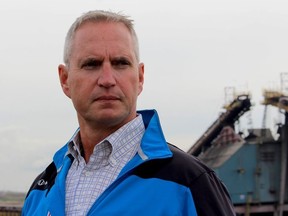 Mark Little, Suncor Energy's chief operating officer, during a tour of the Fort Hills oilsands project on Monday, September 10, 2018.